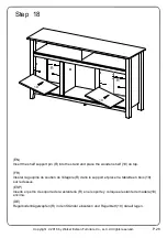 Предварительный просмотр 28 страницы Walker Edison W58FP18HB Assembly Instructions Manual