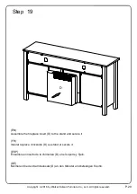 Предварительный просмотр 29 страницы Walker Edison W58FP18HB Assembly Instructions Manual