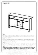 Предварительный просмотр 30 страницы Walker Edison W58FP18HB Assembly Instructions Manual