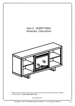 Walker Edison W58FP18SM Assembly Instructions Manual preview