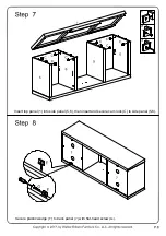 Preview for 8 page of Walker Edison W58FP18SM Assembly Instructions Manual