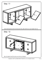 Preview for 10 page of Walker Edison W58FP18SM Assembly Instructions Manual