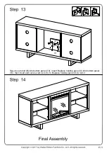 Preview for 11 page of Walker Edison W58FP18SM Assembly Instructions Manual