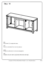 Preview for 25 page of Walker Edison W58FPBD Assembly Instructions Manual