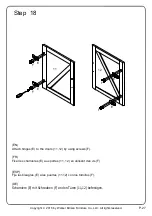 Preview for 27 page of Walker Edison W58FPBD Assembly Instructions Manual