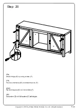 Preview for 29 page of Walker Edison W58FPBD Assembly Instructions Manual