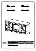 Walker Edison W58FPBDGD Assembly Instructions Manual preview