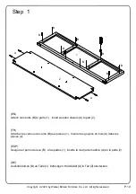 Preview for 10 page of Walker Edison W58FPBDGD Assembly Instructions Manual