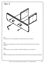 Preview for 17 page of Walker Edison W58FPBDGD Assembly Instructions Manual