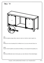 Preview for 23 page of Walker Edison W58FPBDGD Assembly Instructions Manual