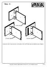 Preview for 10 page of Walker Edison W58JACSD Assembly Instructions Manual