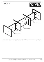 Preview for 11 page of Walker Edison W58JACSD Assembly Instructions Manual