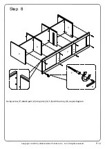 Preview for 12 page of Walker Edison W58JACSD Assembly Instructions Manual