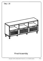 Preview for 24 page of Walker Edison W58JACSD Assembly Instructions Manual