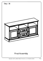 Предварительный просмотр 46 страницы Walker Edison W58LUK2DD Assembly Instructions Manual