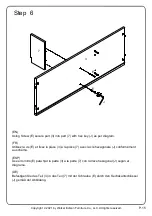 Предварительный просмотр 15 страницы Walker Edison W58OSC3D Assembly Instructions Manual