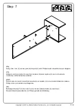 Предварительный просмотр 16 страницы Walker Edison W58OSC3D Assembly Instructions Manual