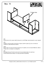 Предварительный просмотр 19 страницы Walker Edison W58OSC3D Assembly Instructions Manual