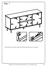 Предварительный просмотр 11 страницы Walker Edison W58OWN2D Assembly Instructions Manual