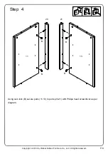 Preview for 8 page of Walker Edison W58SGD Assembly Instructions Manual