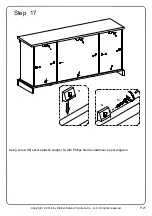 Preview for 21 page of Walker Edison W58SGD Assembly Instructions Manual