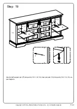 Preview for 23 page of Walker Edison W58SGD Assembly Instructions Manual