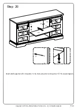 Preview for 24 page of Walker Edison W58SGD Assembly Instructions Manual