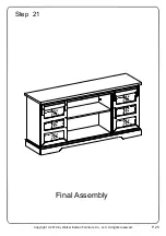 Preview for 25 page of Walker Edison W58SGD Assembly Instructions Manual