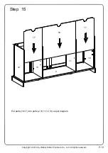 Preview for 19 page of Walker Edison W58SGRD Assembly Instructions Manual