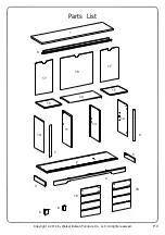 Preview for 3 page of Walker Edison W58SSD Assembly Instructions Manual