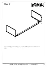 Preview for 9 page of Walker Edison W58SSD Assembly Instructions Manual