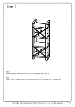 Предварительный просмотр 8 страницы Walker Edison W58UBMT Assembly Instructions Manual