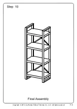 Предварительный просмотр 13 страницы Walker Edison W58UBMT Assembly Instructions Manual