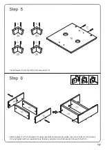 Preview for 8 page of Walker Edison W60C73-MT Assembly Instructions Manual