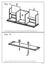 Предварительный просмотр 13 страницы Walker Edison W60C73-MT Assembly Instructions Manual