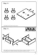 Предварительный просмотр 7 страницы Walker Edison W60C73 Assembly Instructions Manual