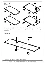 Предварительный просмотр 8 страницы Walker Edison W60CGS1 Assembly Instructions Manual