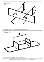 Предварительный просмотр 9 страницы Walker Edison W60CGS1 Assembly Instructions Manual