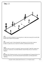 Preview for 12 page of Walker Edison W60FP2DHB Assembly Instructions Manual