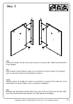 Preview for 15 page of Walker Edison W60FP2DHB Assembly Instructions Manual