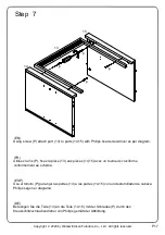 Preview for 17 page of Walker Edison W60FP2DHB Assembly Instructions Manual