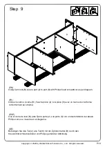 Preview for 19 page of Walker Edison W60FP2DHB Assembly Instructions Manual