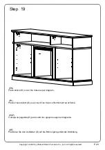 Preview for 29 page of Walker Edison W60FP2DHB Assembly Instructions Manual