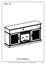 Preview for 39 page of Walker Edison W60FP2DHB Assembly Instructions Manual