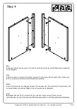 Preview for 13 page of Walker Edison W60FPABG Assembly Instructions Manual