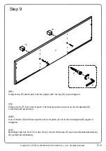 Preview for 18 page of Walker Edison W60FPABG Assembly Instructions Manual