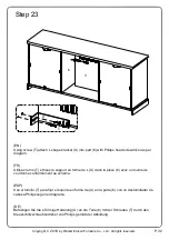 Preview for 32 page of Walker Edison W60FPABG Assembly Instructions Manual