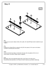 Предварительный просмотр 17 страницы Walker Edison W60FPRTH Assembly Instructions Manual