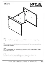 Предварительный просмотр 22 страницы Walker Edison W60FPRTH Assembly Instructions Manual