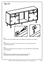 Предварительный просмотр 29 страницы Walker Edison W60FPRTH Assembly Instructions Manual